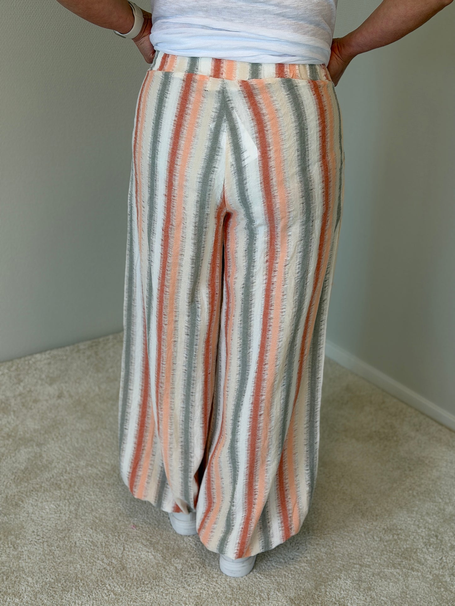 Roma Pant 2-2 Cotton Summer Stripe (Stripe)
