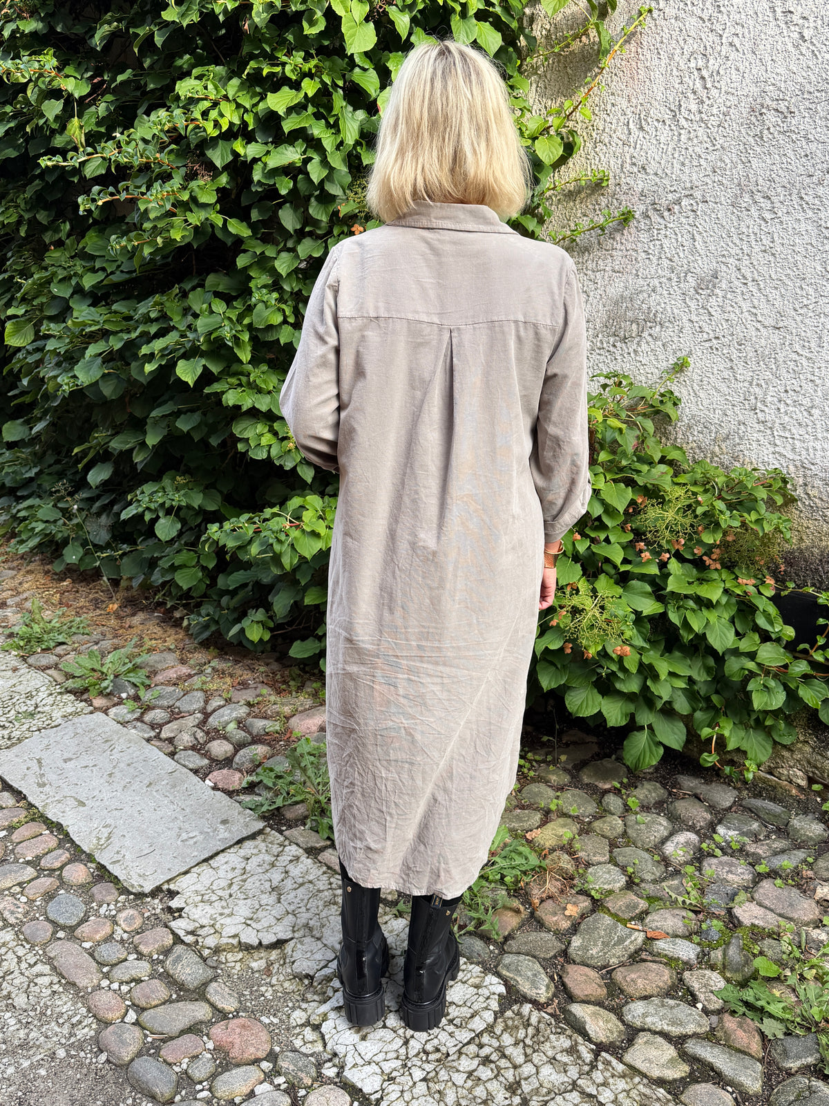 Skjortklänning (Taupe)