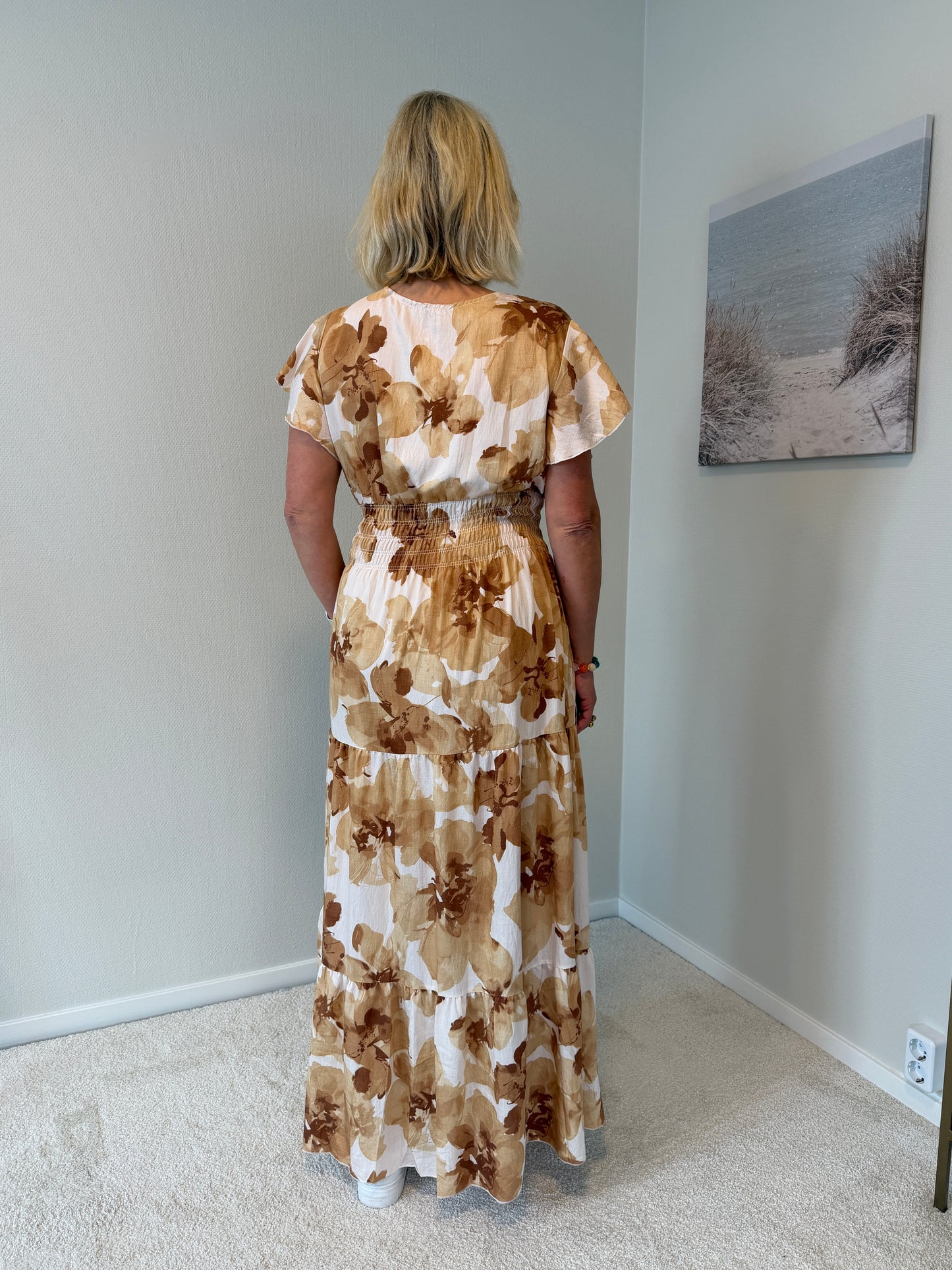 Klänning Lång (Beige)