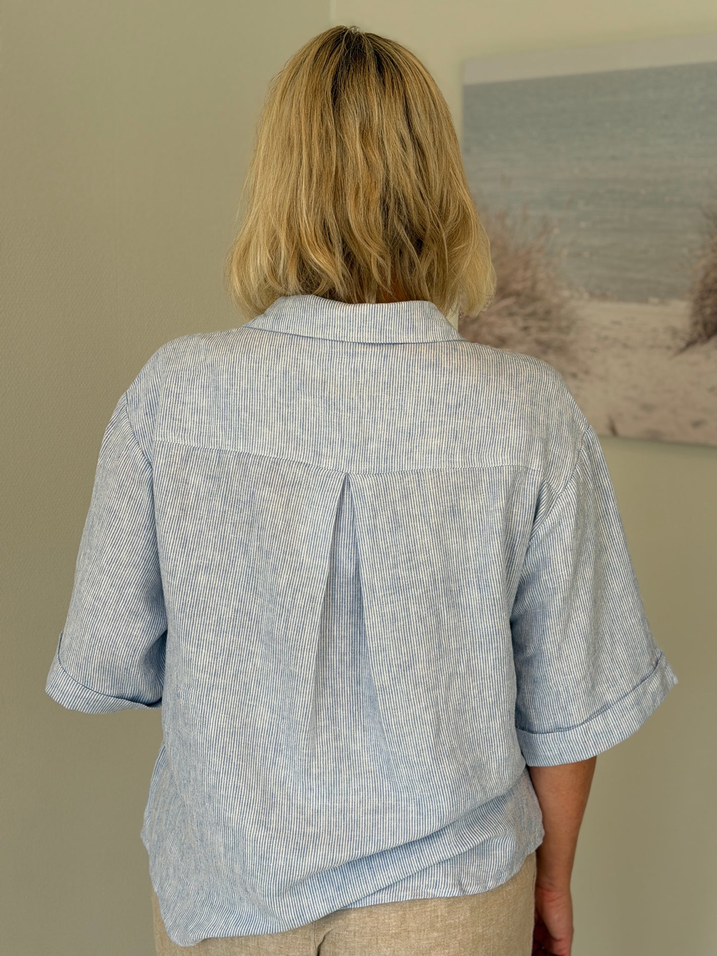 Fqlava-Shirt (Ultramarine w. Star Off-White)