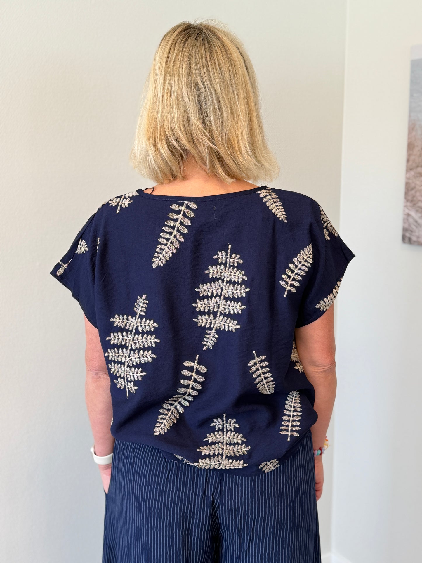 Astrid Söt Blus (Navy)