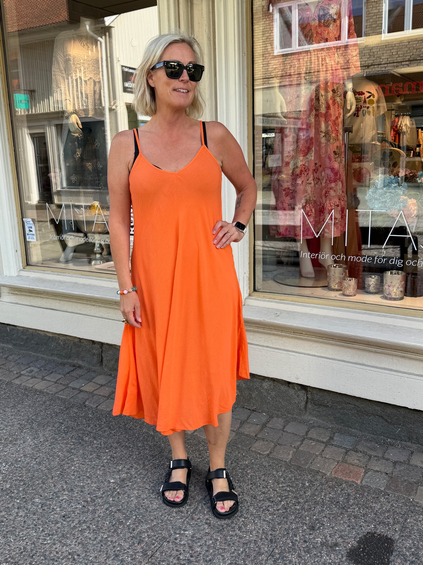 Mdciris Dress (Orange)