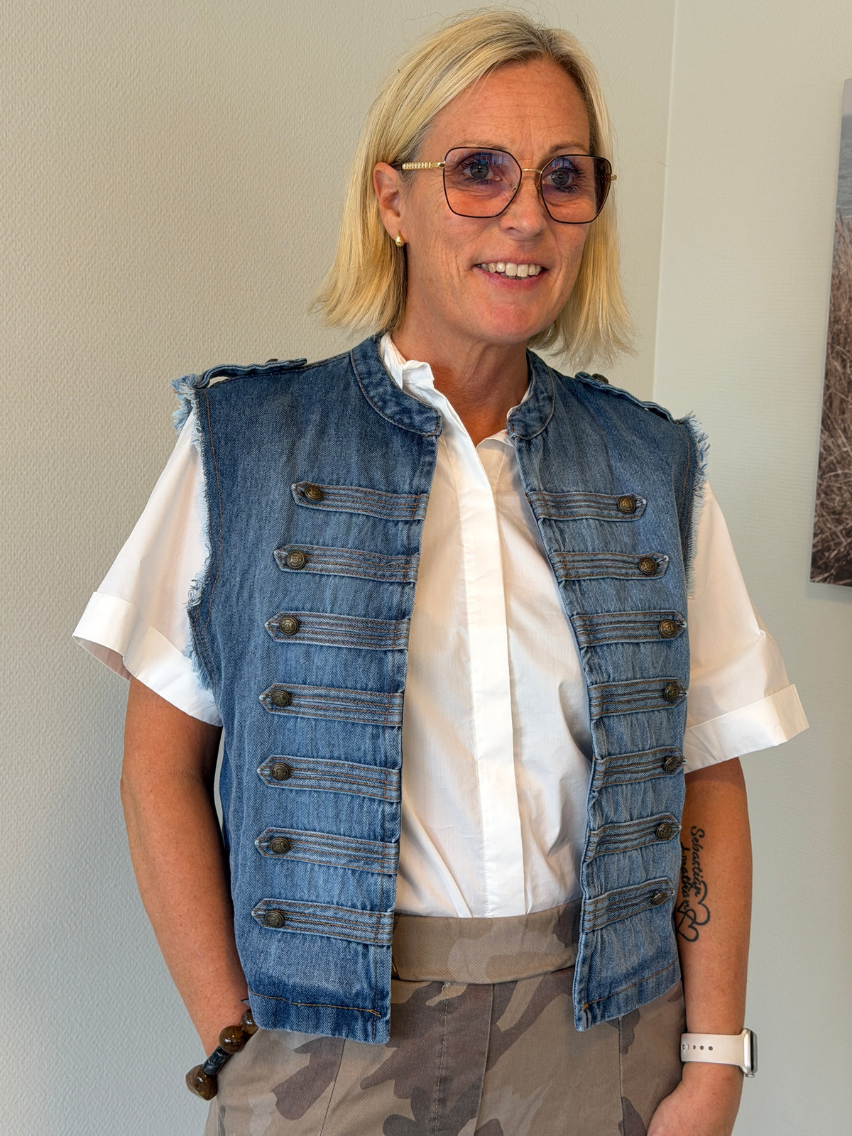 Mdcholiday Vest (Denim)
