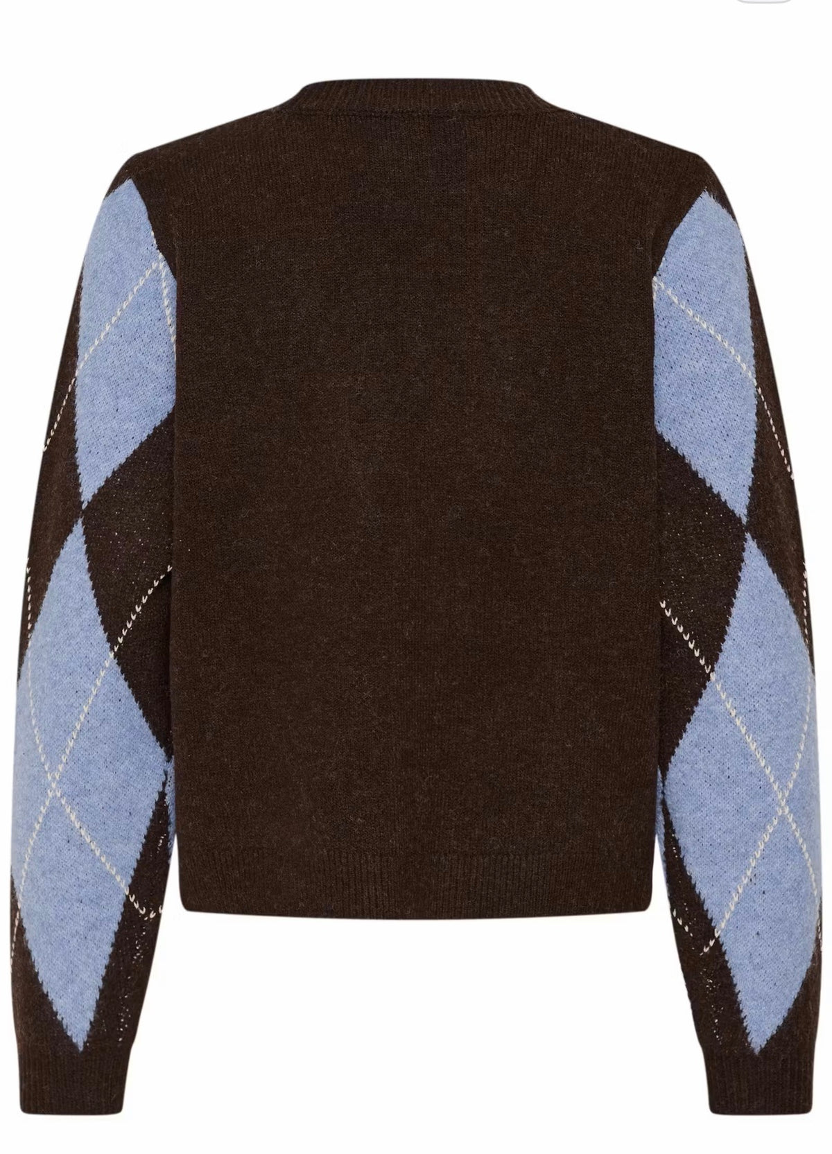 Cuargyle Cardigan (Brown)