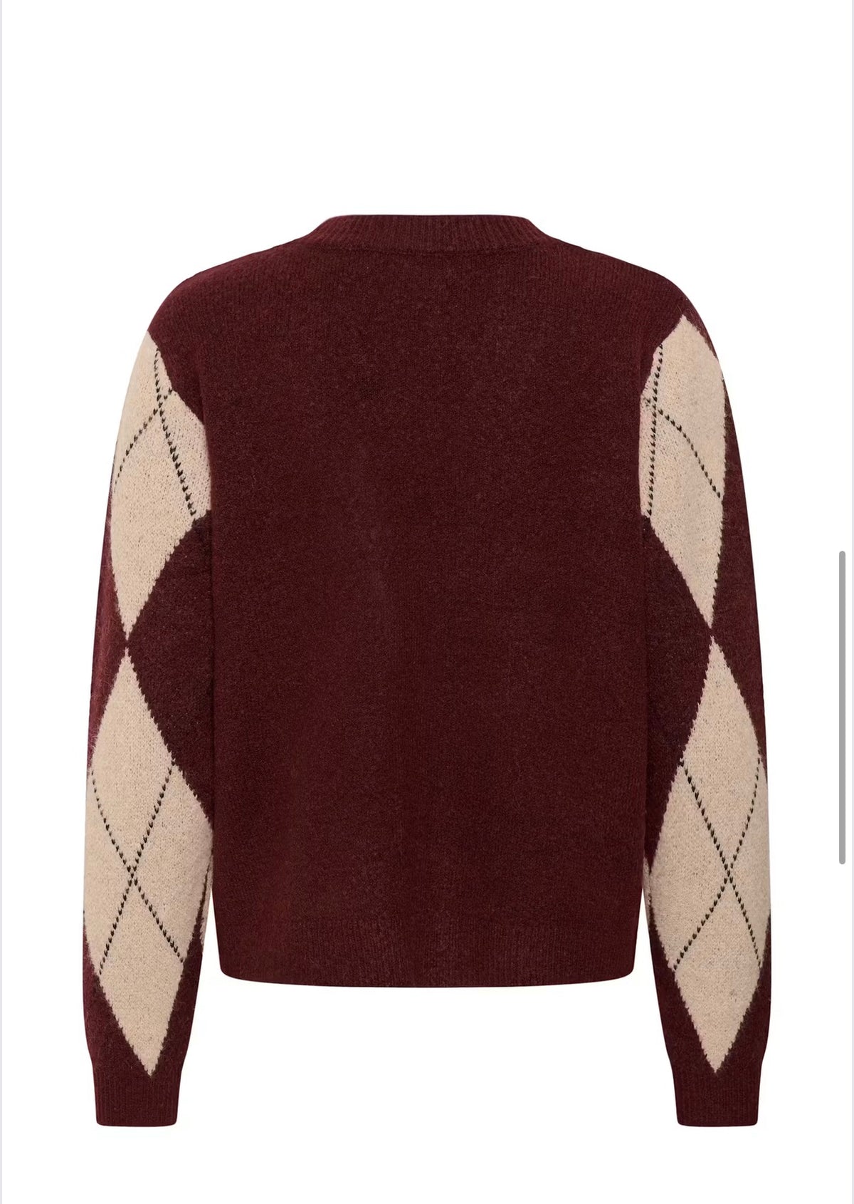 Cuargyle Cardigan (Red)