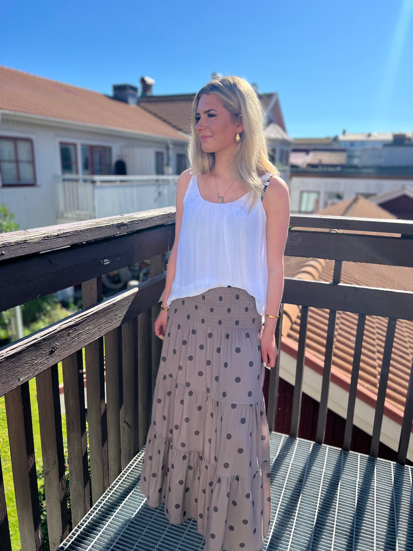 Kjolklänning Alice Dots Taupe (Taupe)