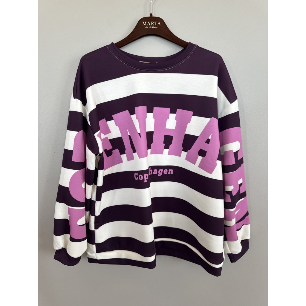 Mdcnerina Sweatshirt (Bordeaux/Pink)