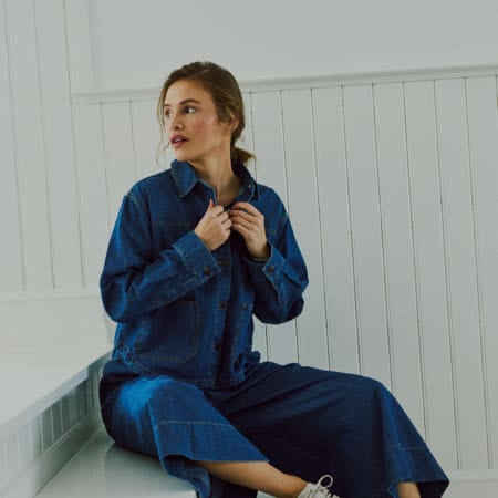 Fqlisea-Jacket (Medium blue denim)