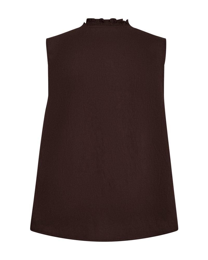 Fqesally-Blouse (Coffee Bean)