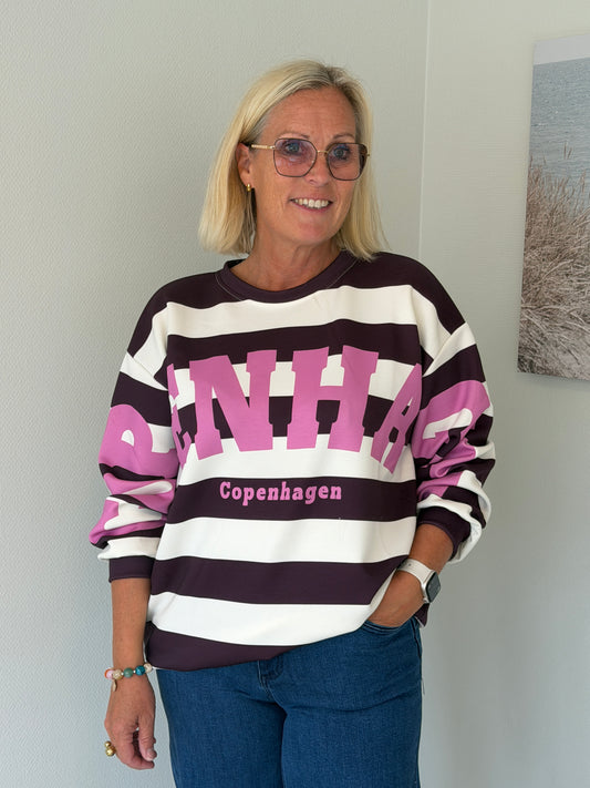 Mdcnerina Sweatshirt (Bordeaux/Pink)