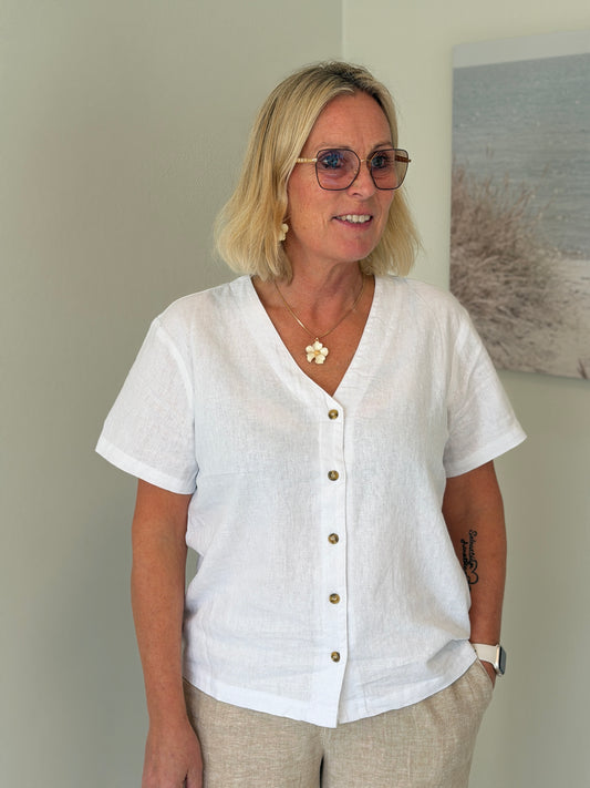 Fqlava-Shirt (Brilliant white)