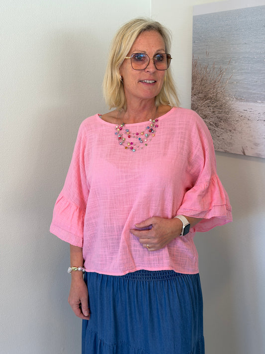 Topp M Bomull (Rosa)