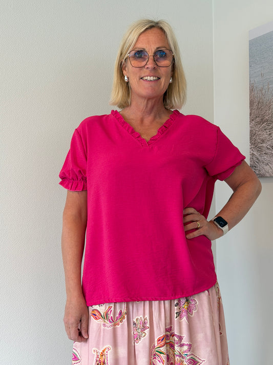 Topp Med Volang (New Cerise)