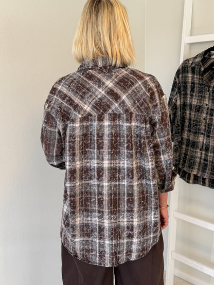 Blus Med Glitter (Choco)