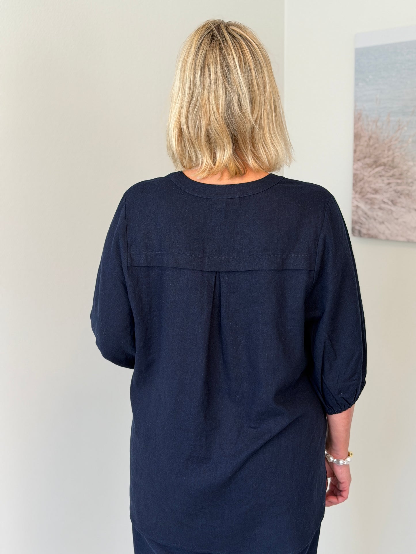 Fqlava-Blouse (Navy Blazer)