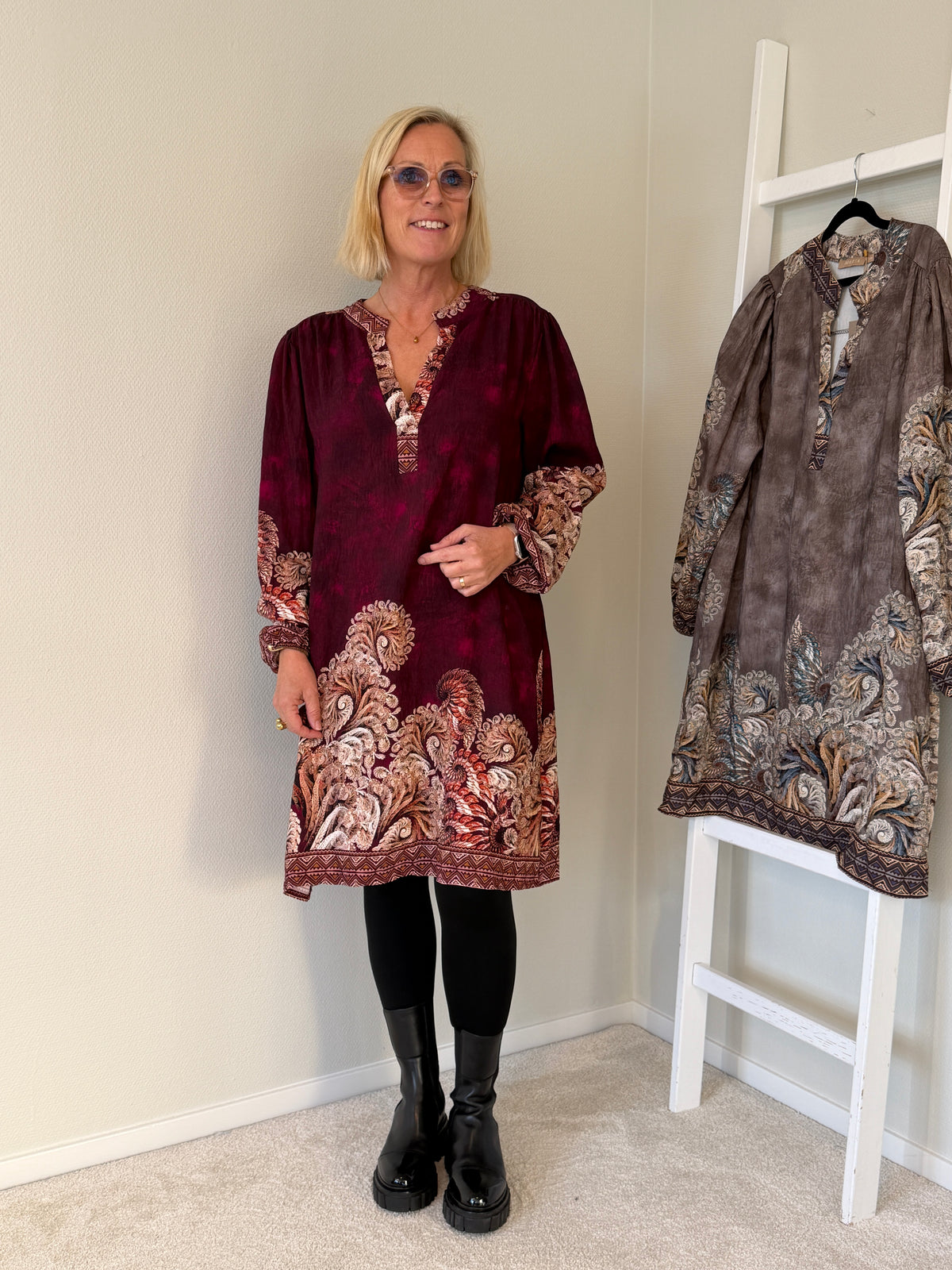 Mdcmelona Dress (Bordeaux)