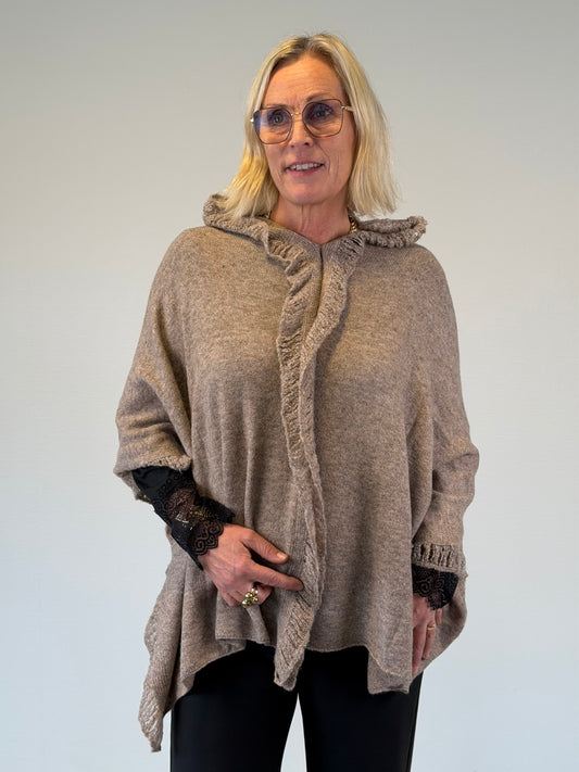 Poncho (Taupe)
