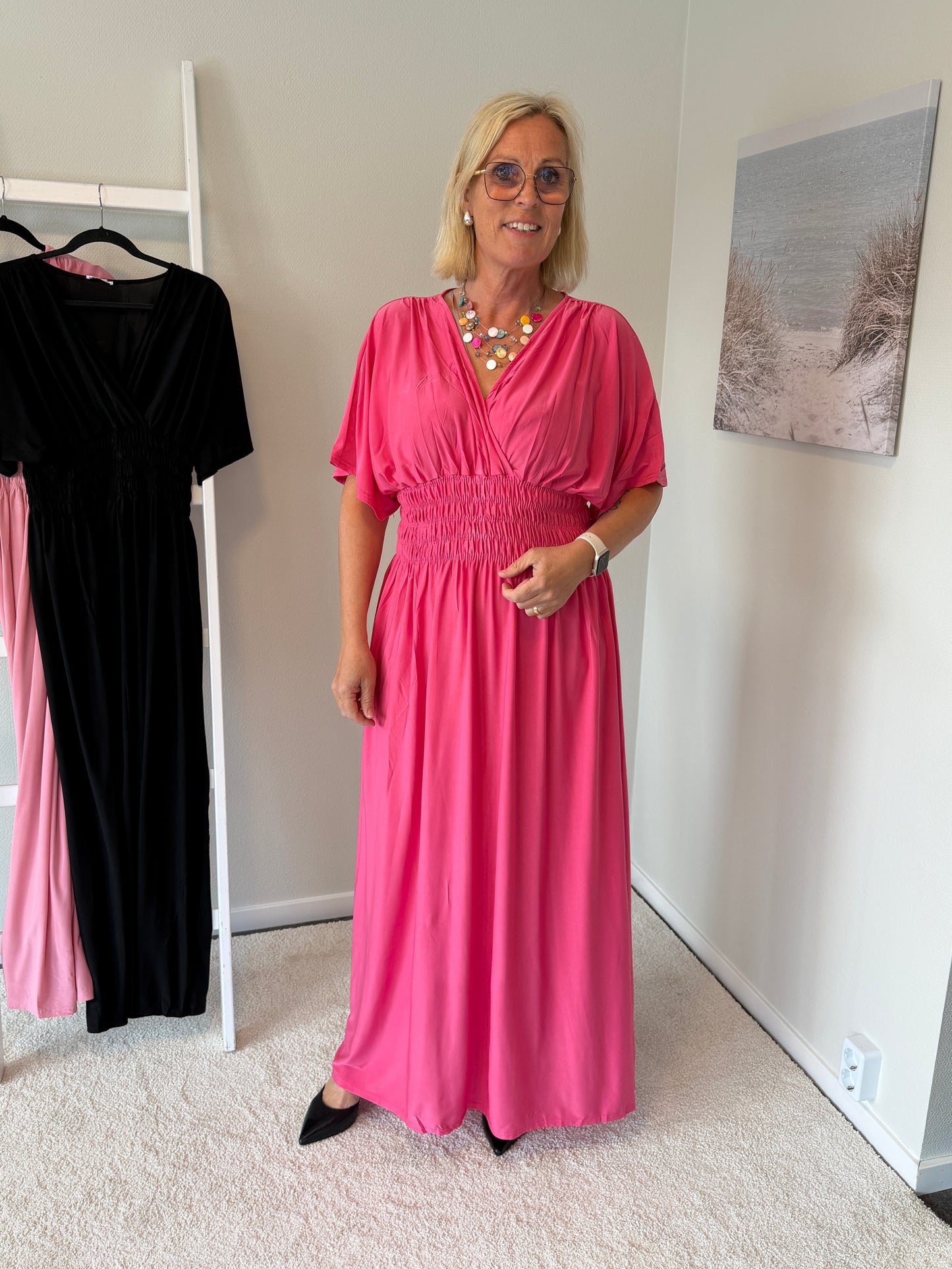 Klänning Lång Cerise (Cerise)