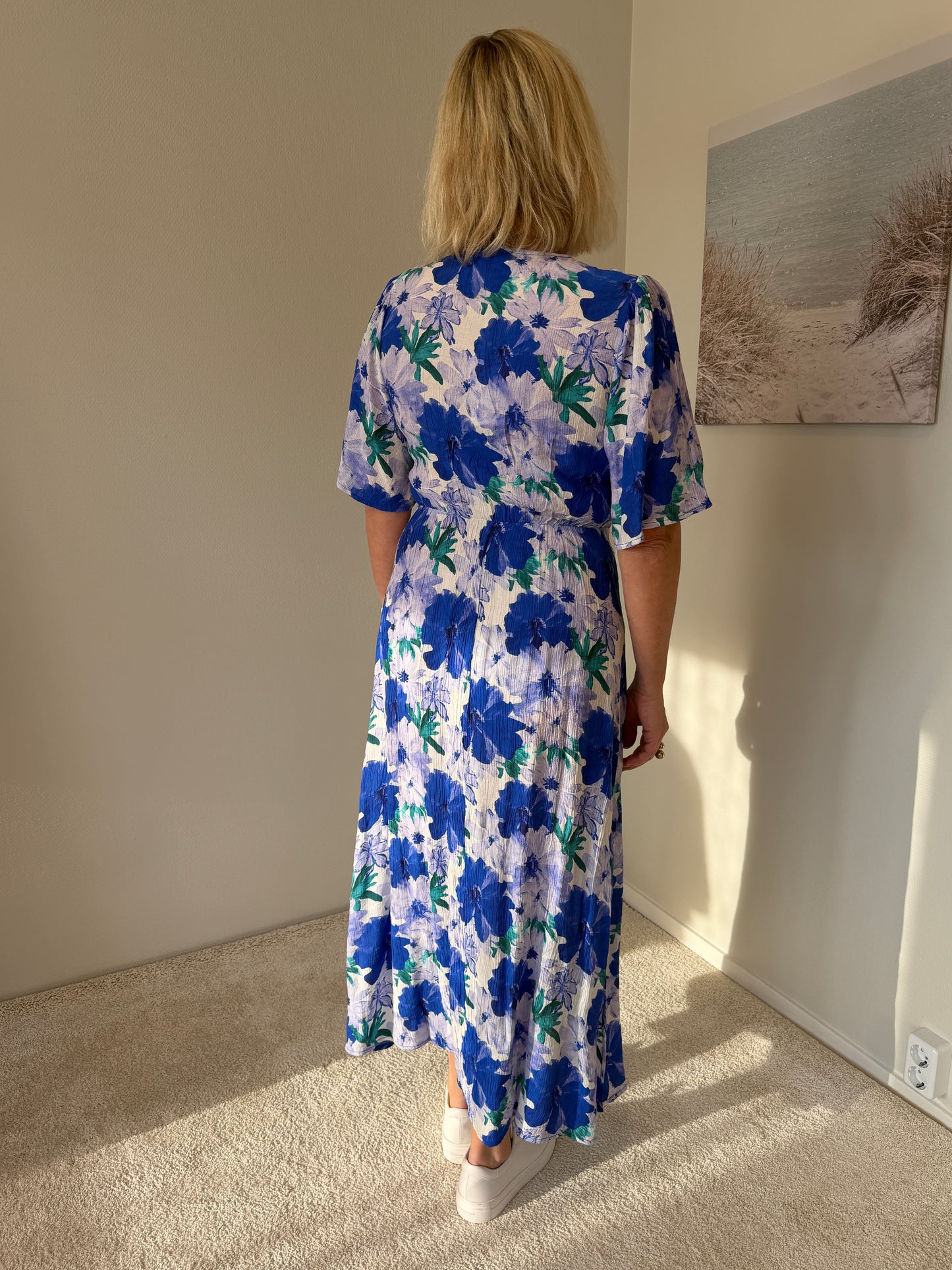 Klänning Kate Blommor (Blå)