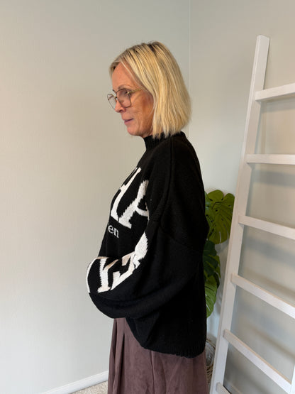 Mdcaria Knit (Black/Beige)