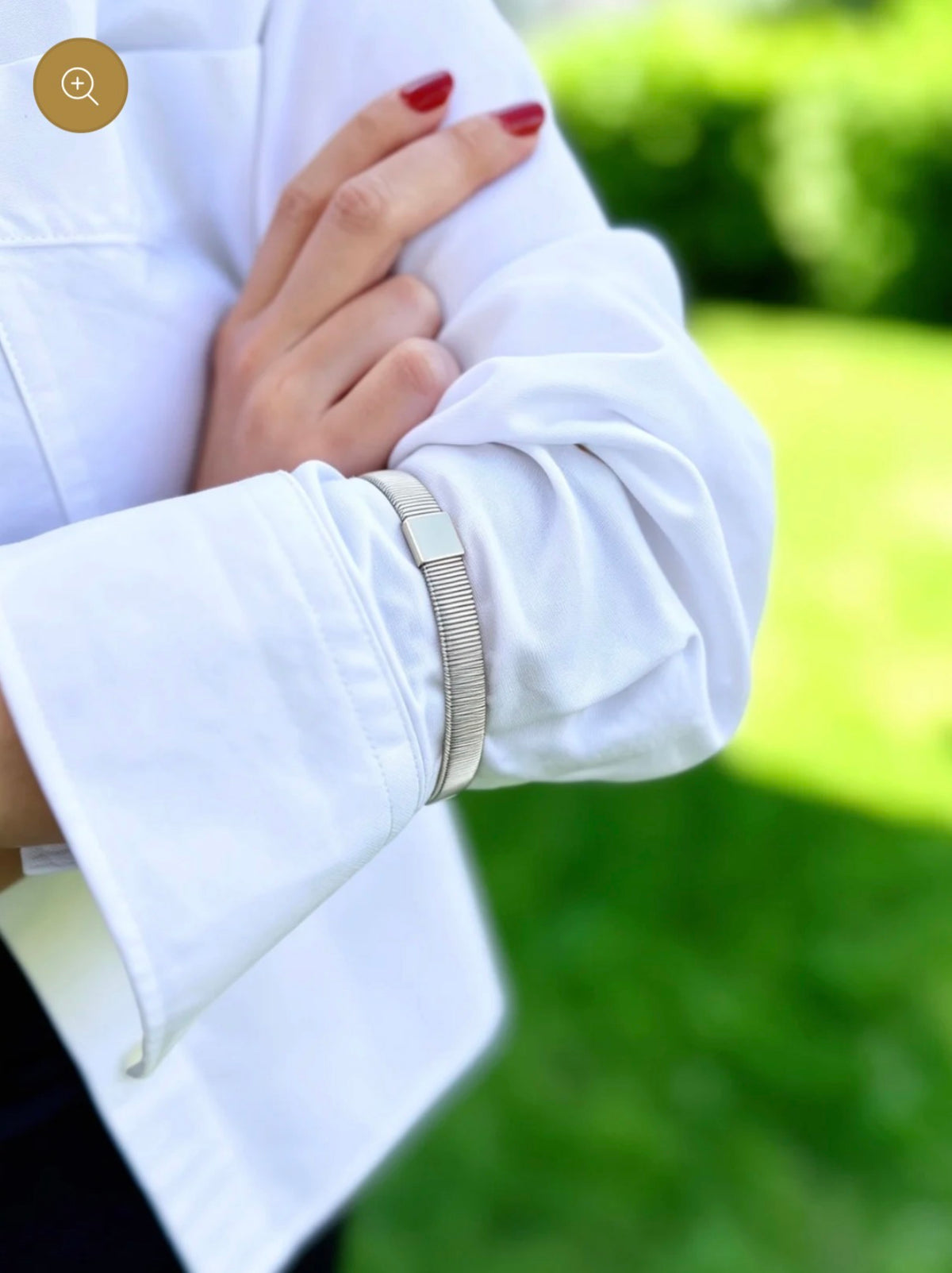Shirt Sleeve Holder Silver (Silver)