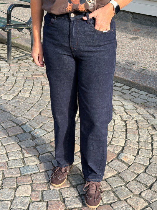 Jeans Barrel Mörka (Mörk denim)