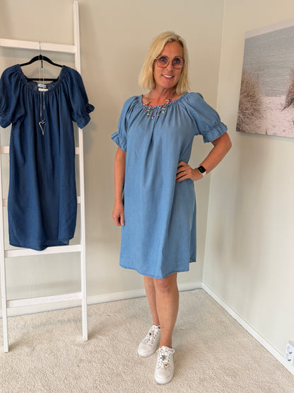 Tunika Denimlook Ljus (Ljusdenim)