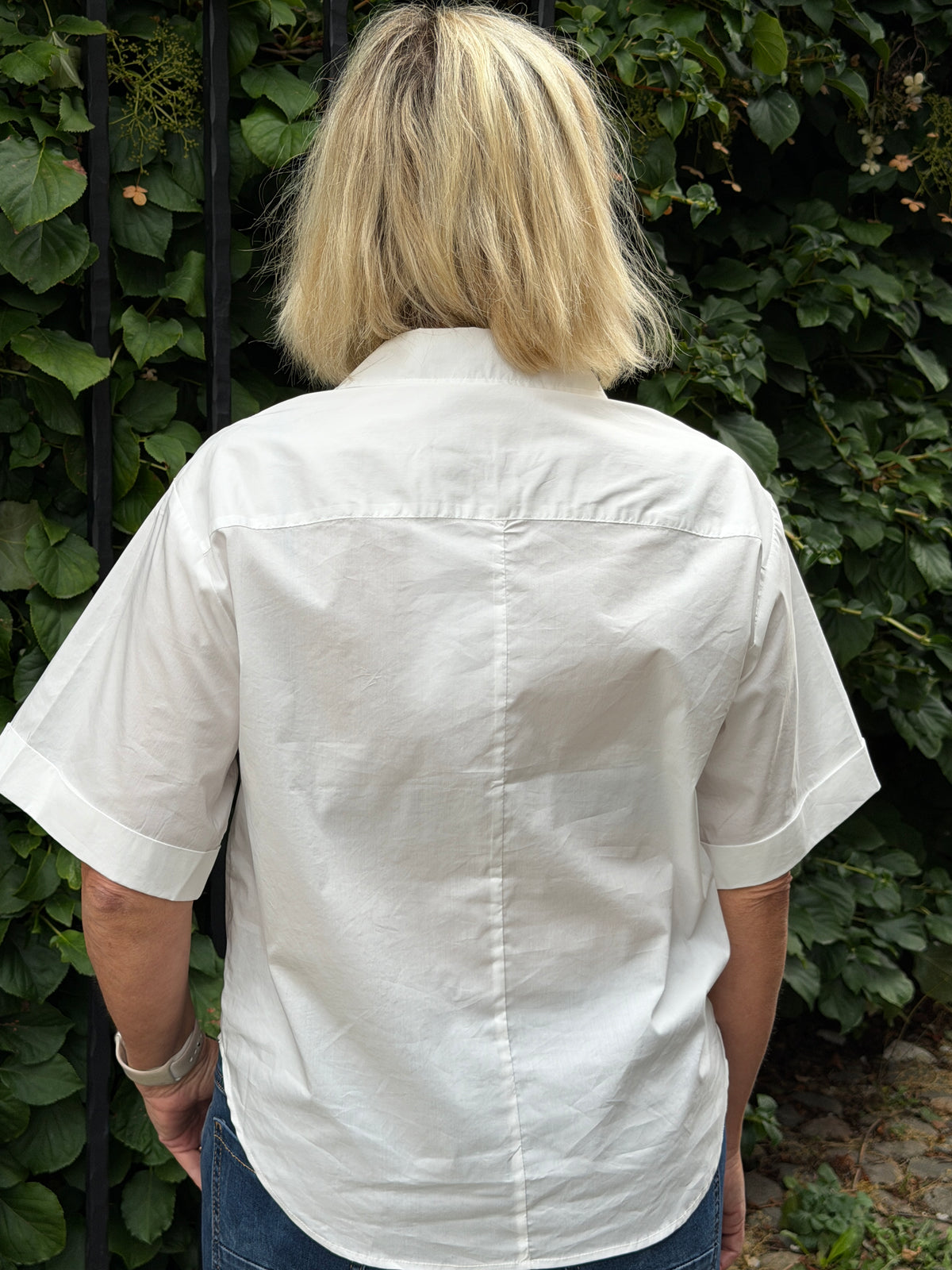 Cudaiva Antoinett Ss Shirt (Spring Gardenia)
