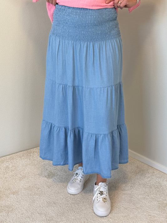 Jeansskjol Denim Ljus (Ljus)