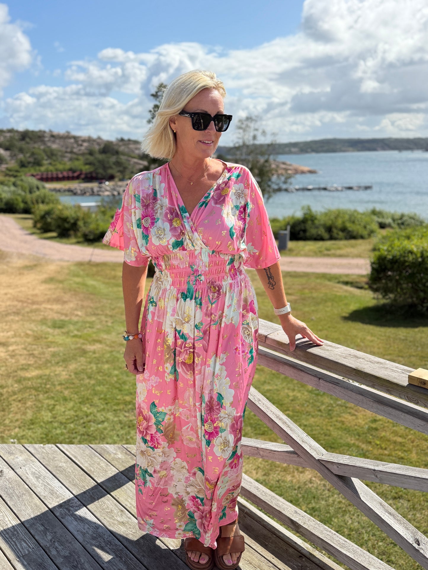 Klänning Lång (Rosa)