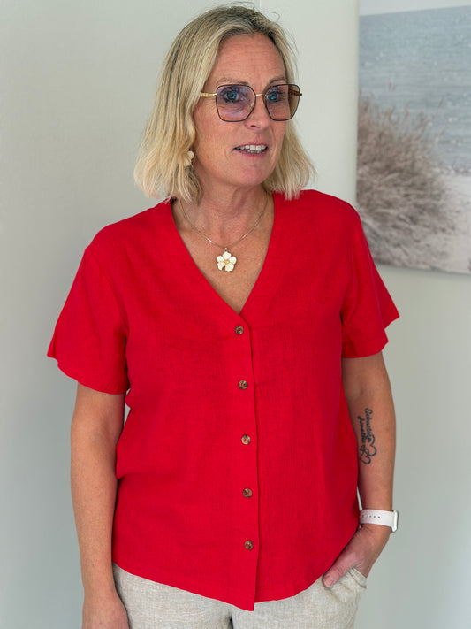 Fqlava-Shirt (True Red)