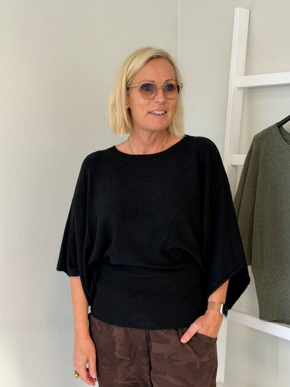 Stickad Tröja (Black)