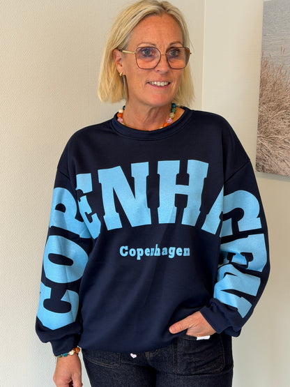 Mdchibiscus Sweatshirt (Navy/Sky)
