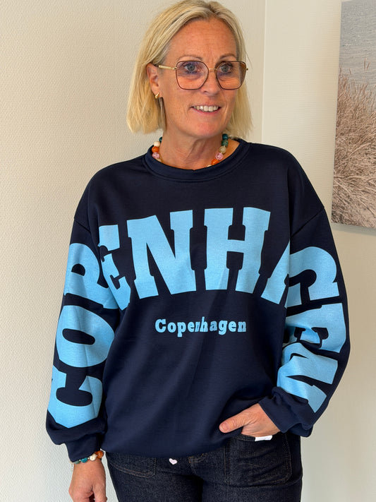 Mdchibiscus Sweatshirt (Navy/Sky)