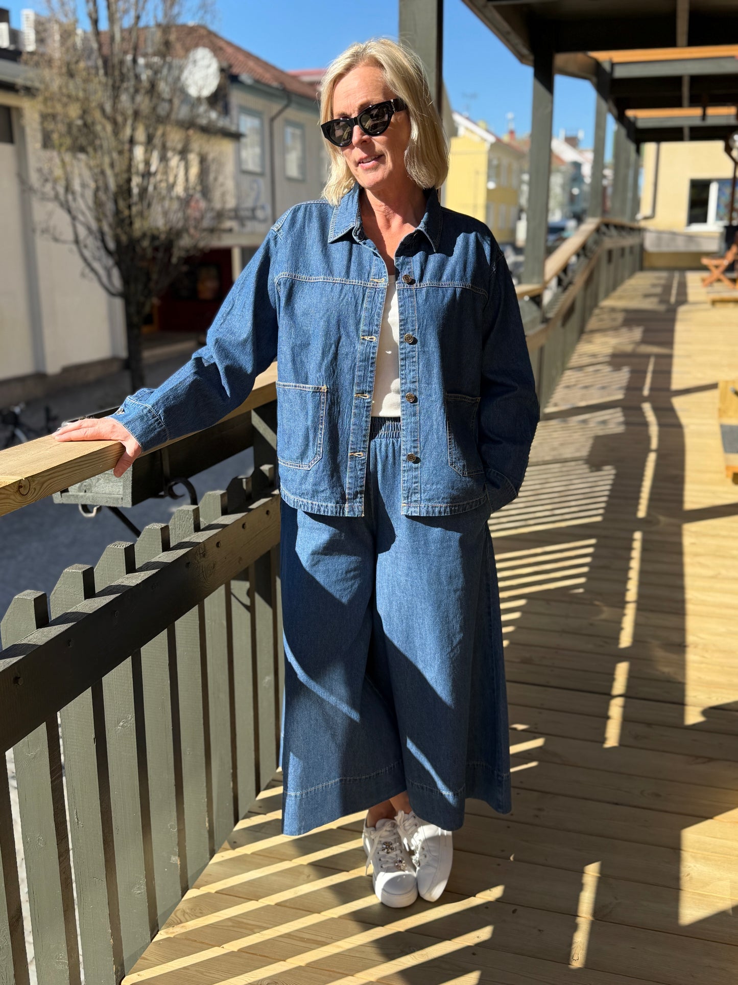 Fqlisea-Pants (Medium blue denim)