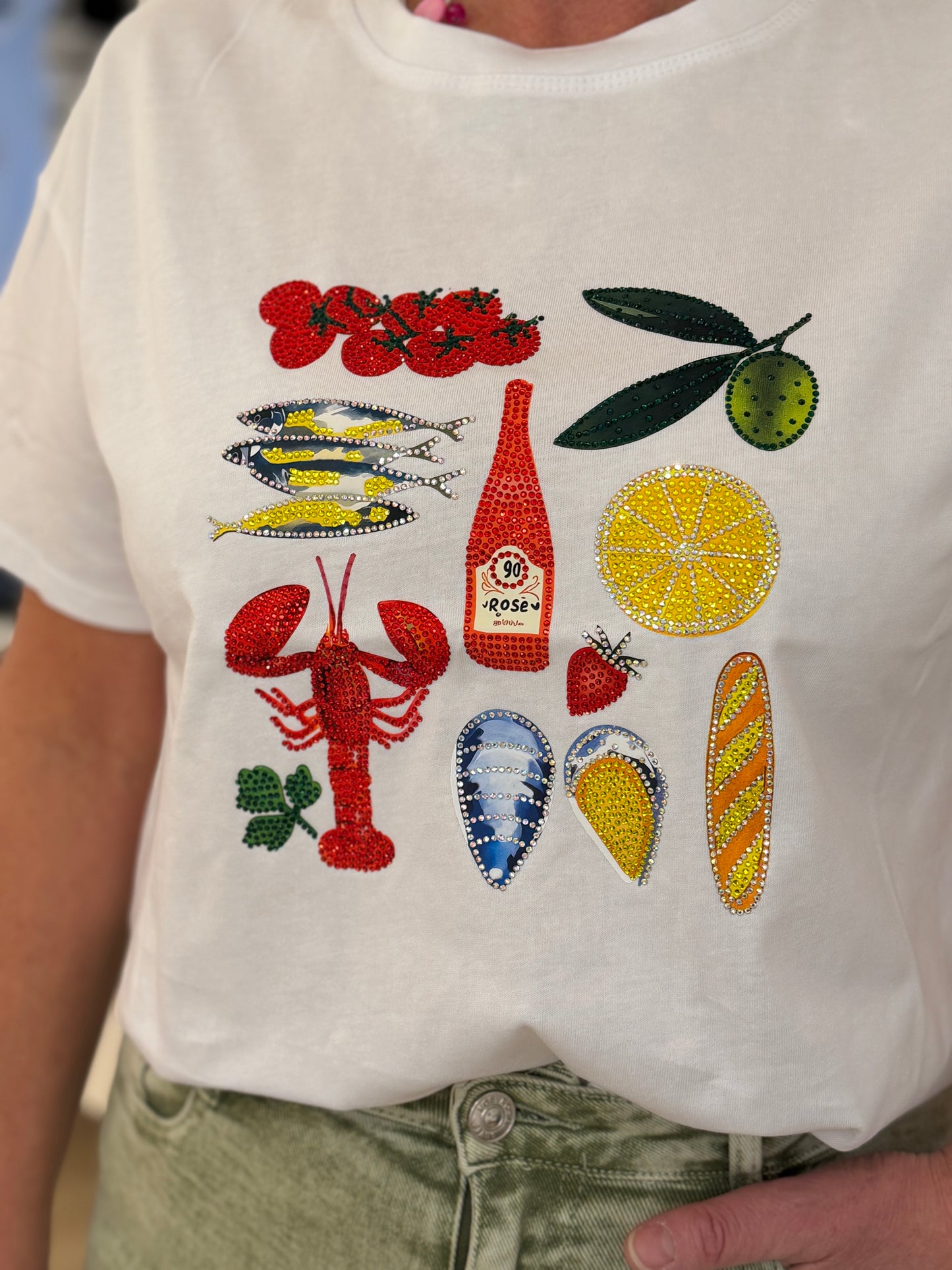 Sommar T-Shirt (Vit)