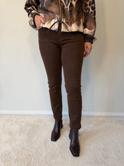 Jeans Straight Leg (Brun)