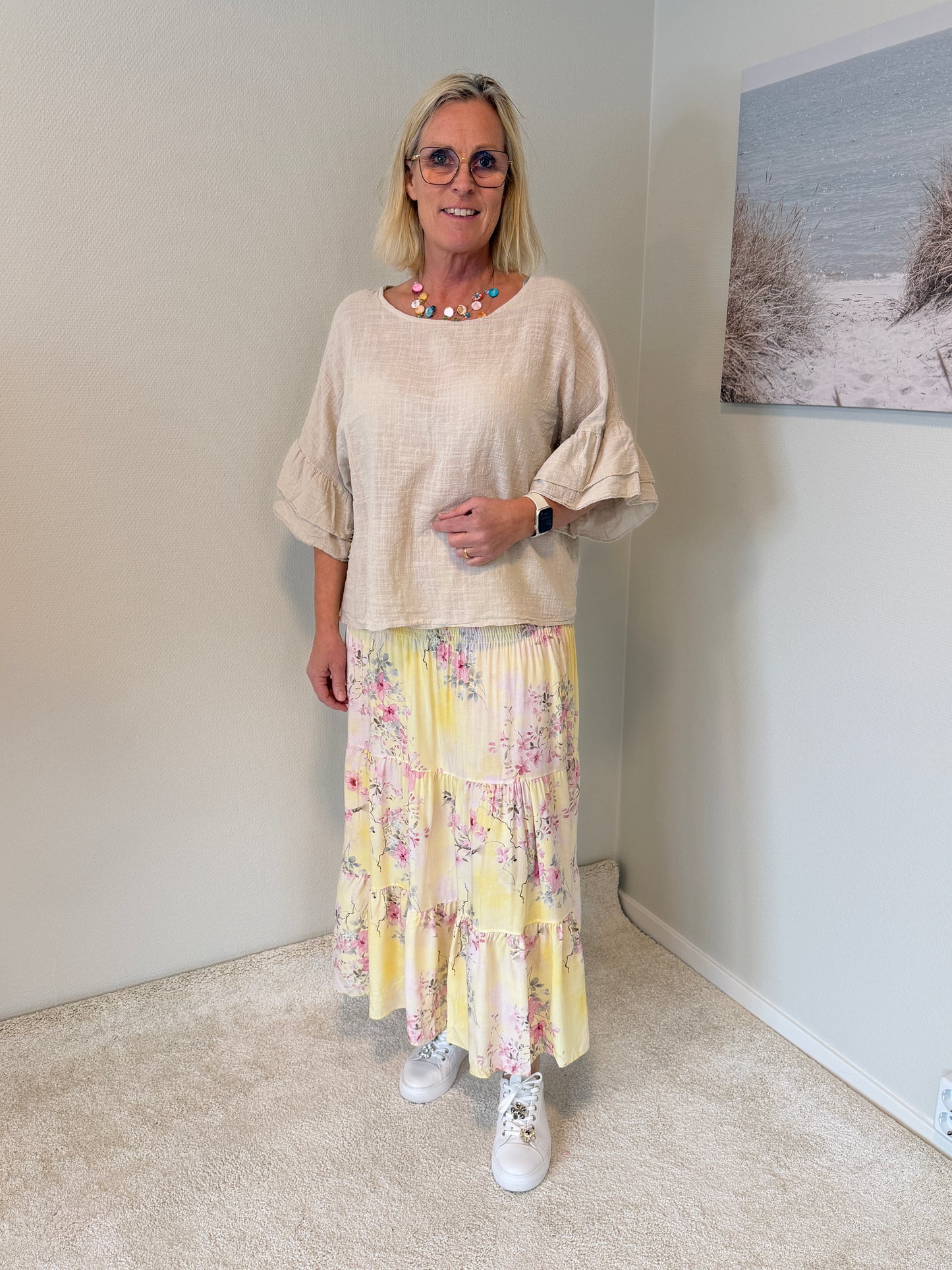 Topp M Bomull (Beige)