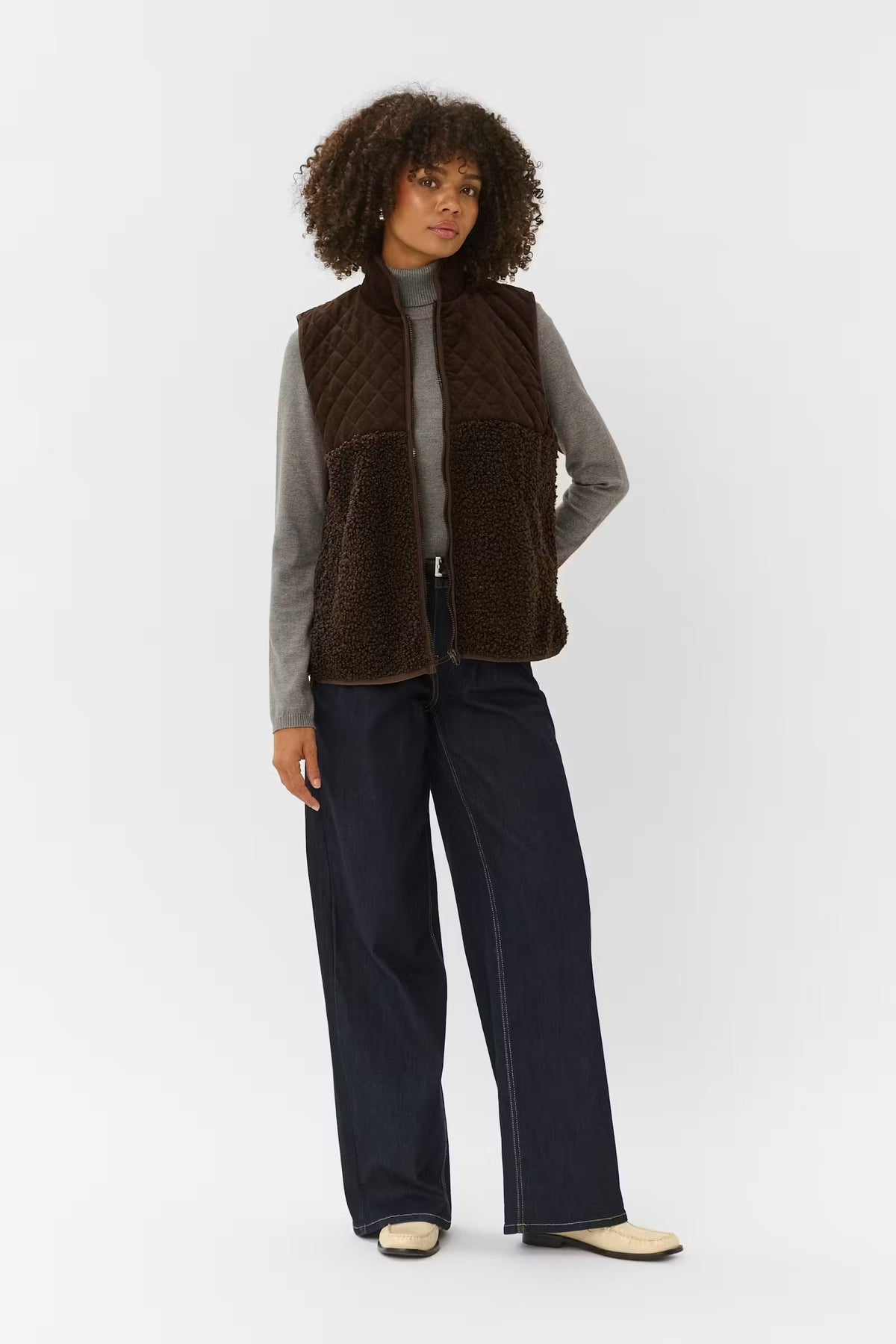 Culenia Vest (Brown)