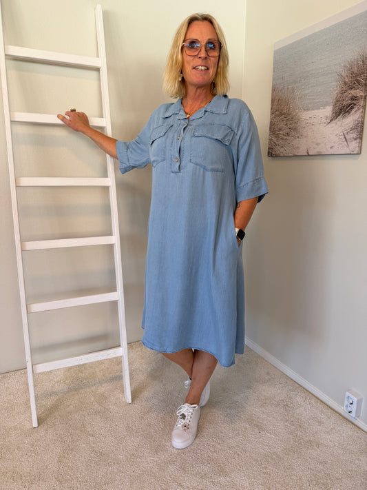 Mdckimberly Dress (Light blue)