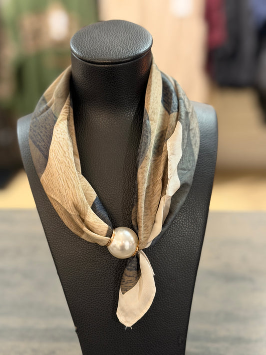 Magnetscarf Militär (Grön/Beige)