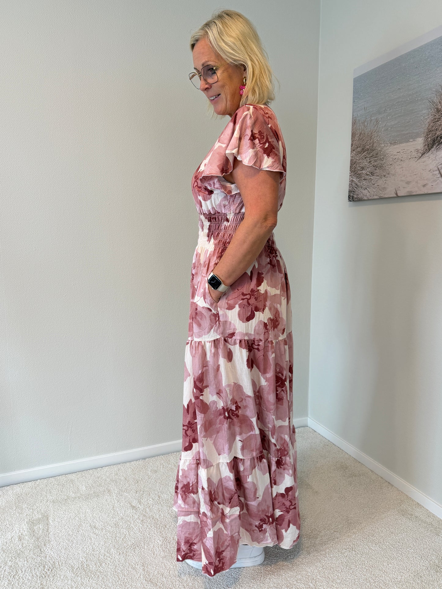 Klänning Lång (Rosa)