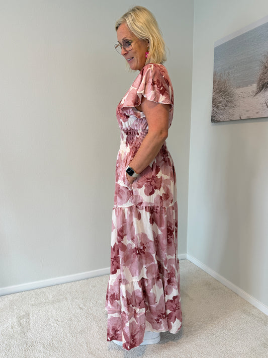 Klänning Lång (Rosa)
