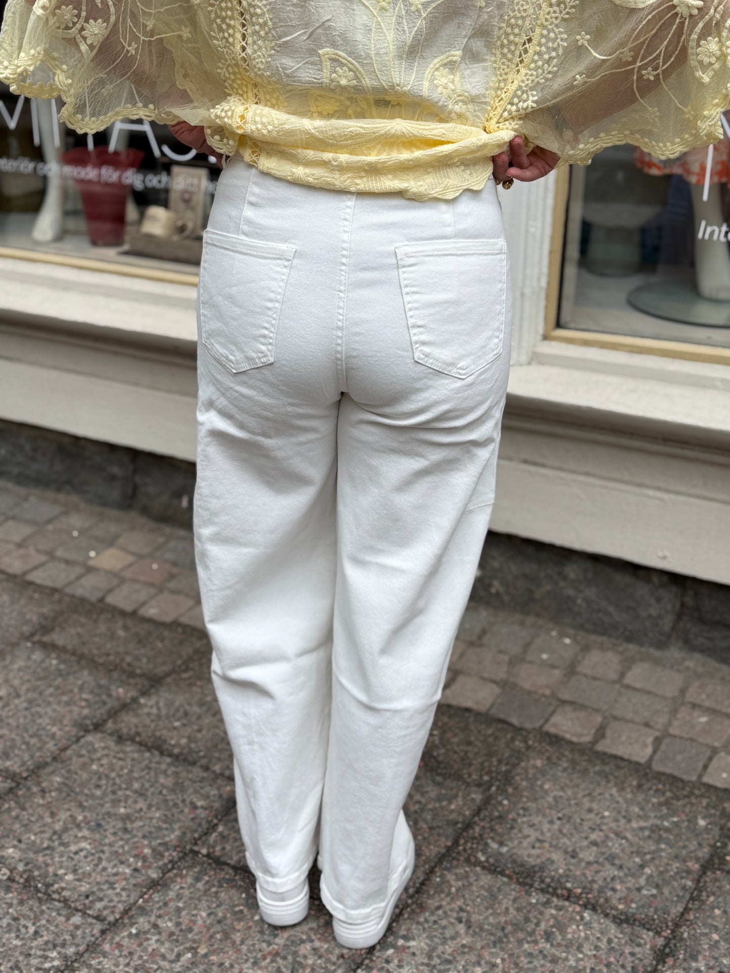 Ballongjeans (Vit)