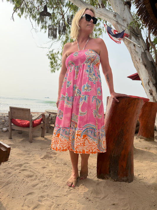 Kjol och kombinerad klänning