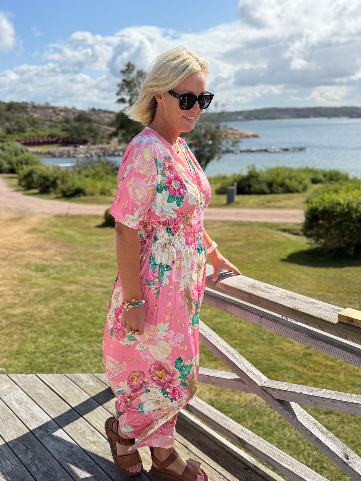 Klänning Lång (Rosa)