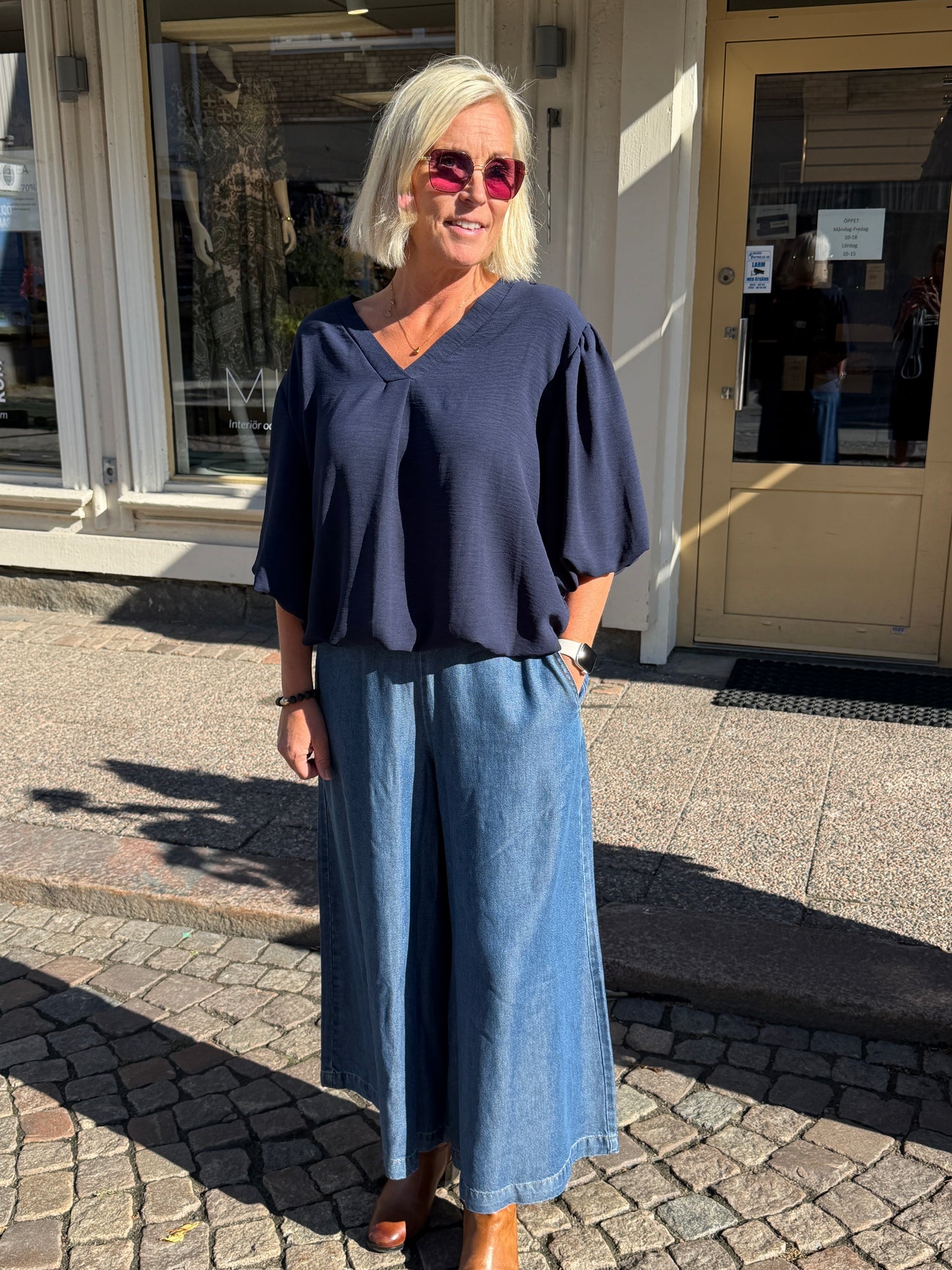 Fqmilo-Pants (Medium blue denim)