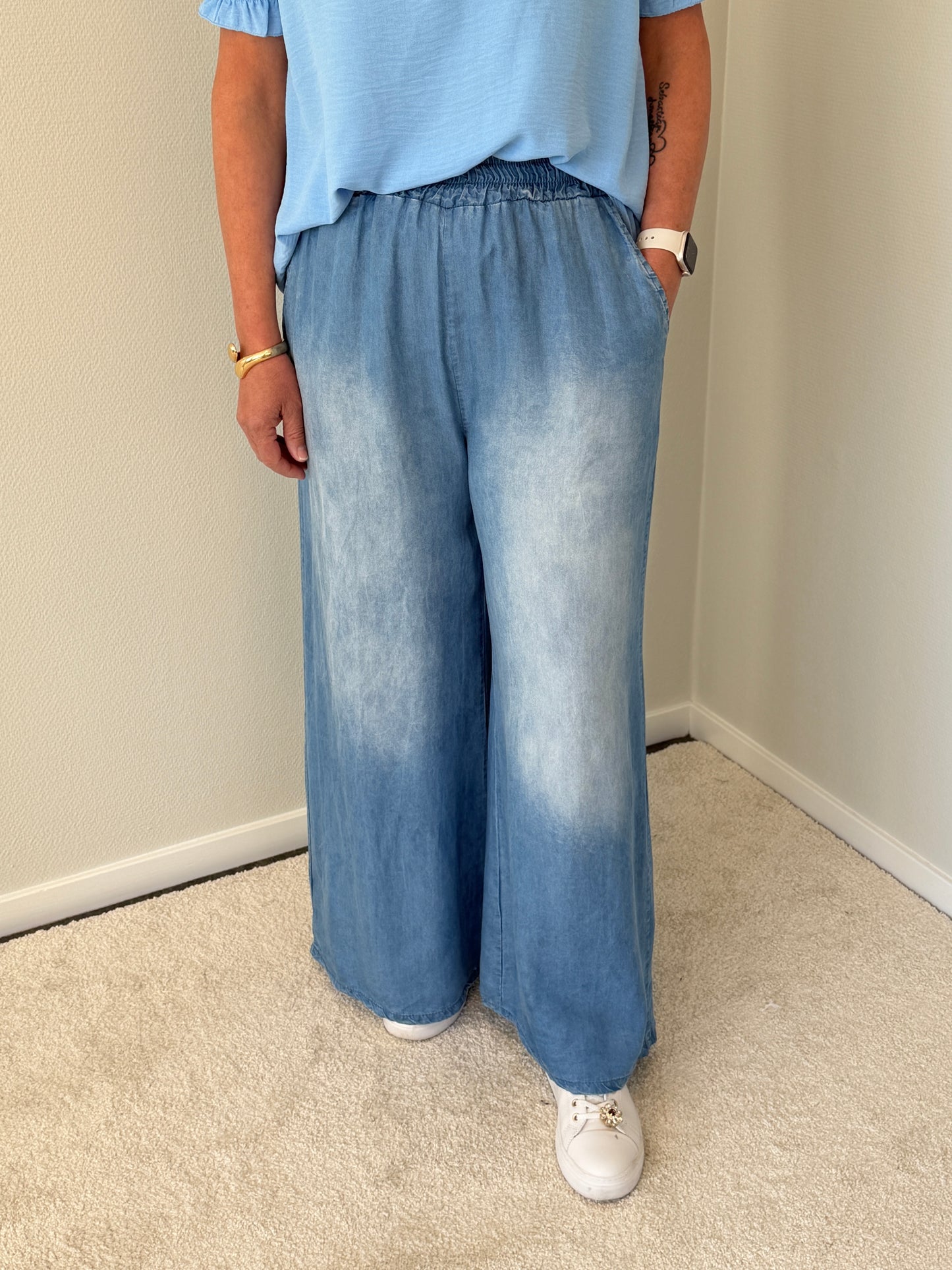 Byxa Tencel (Jeans ljus)