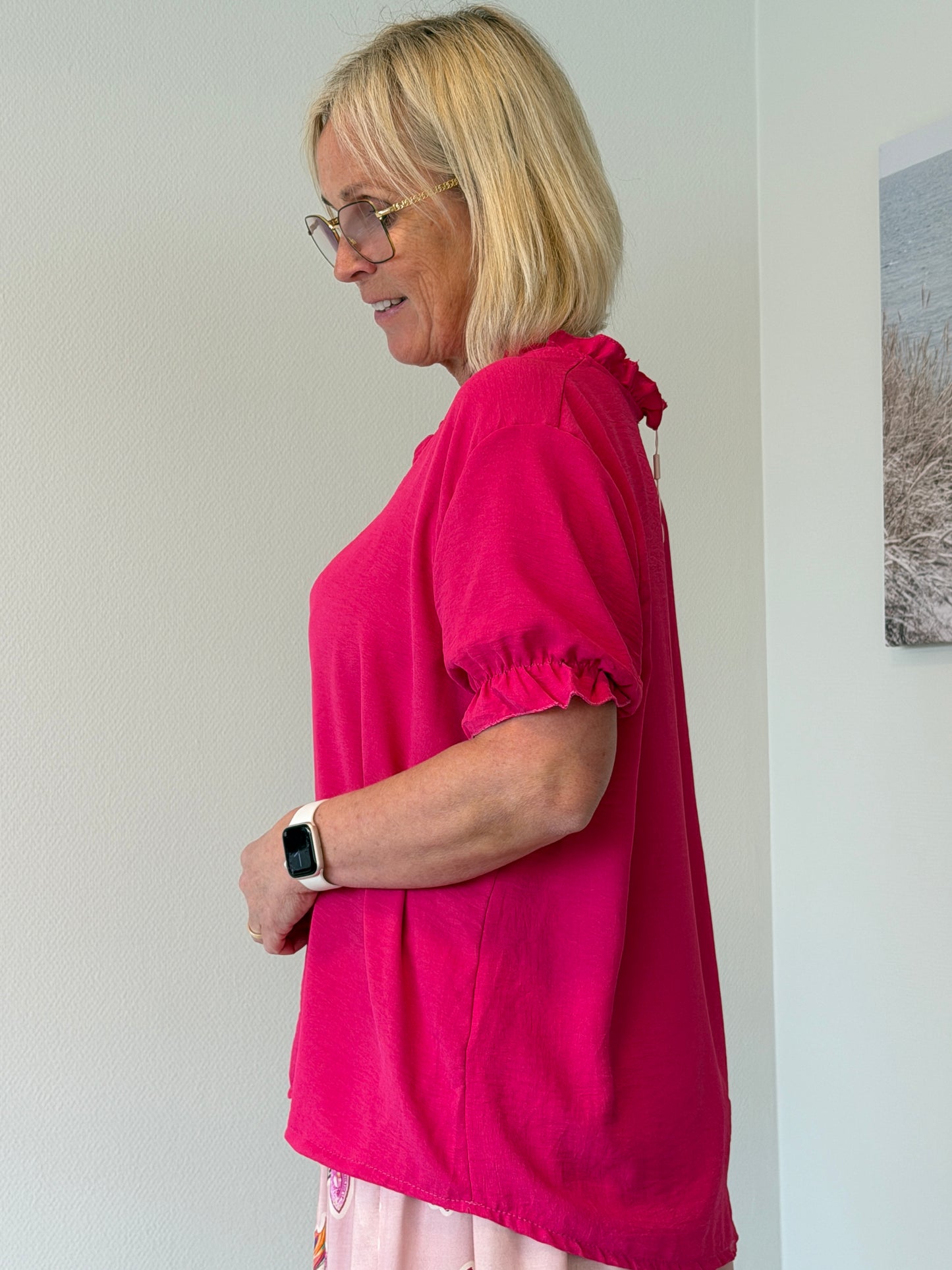 Topp Med Volang (New Cerise)