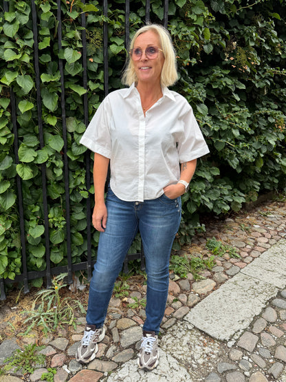 Blå Jeans Med  Knappmix (Blå)